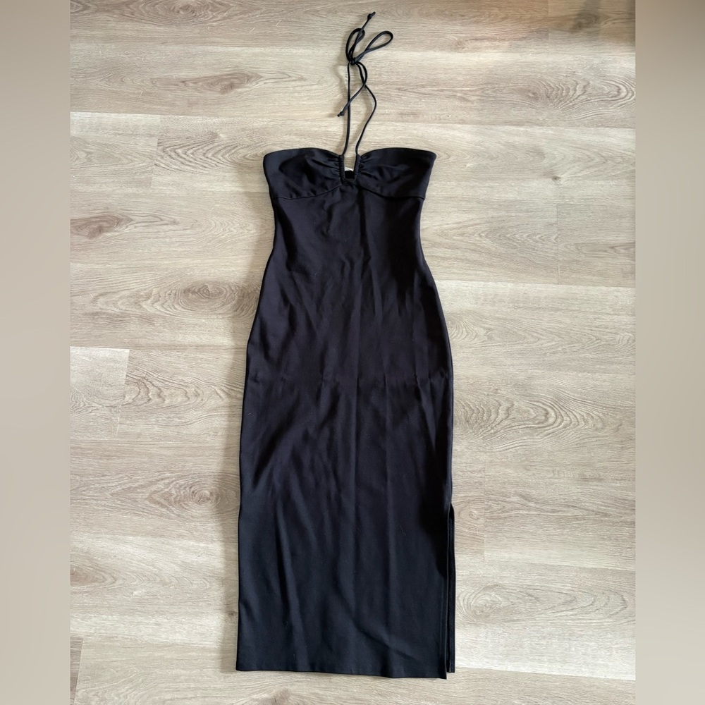 Altar'd State Black Strapless Dress
